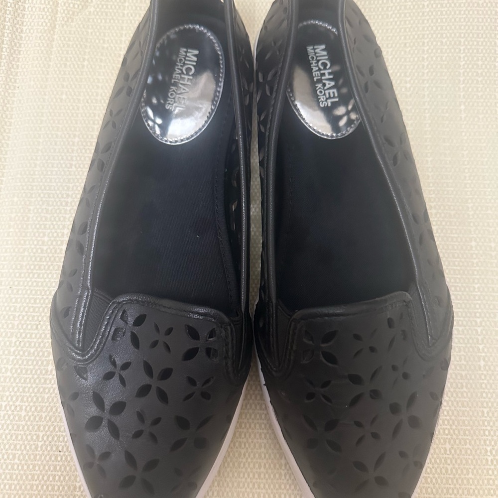 Michael Kors Black Flats Timeless Elegance